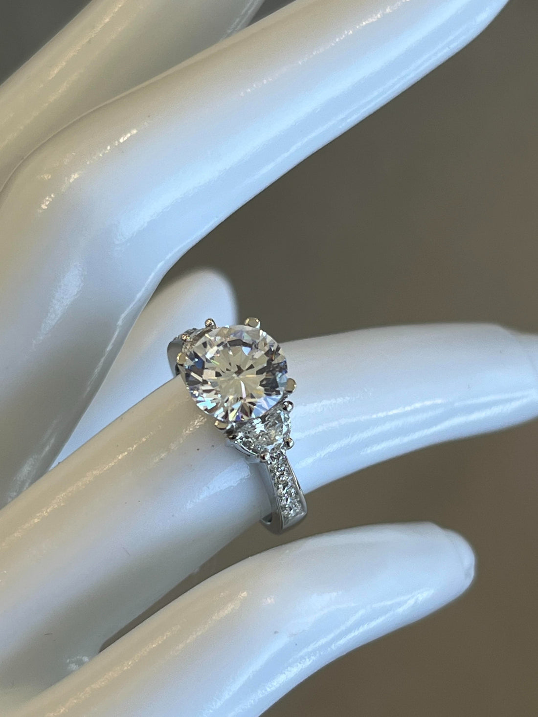18K White Gold Ring Featuring .70ctw Diamonds