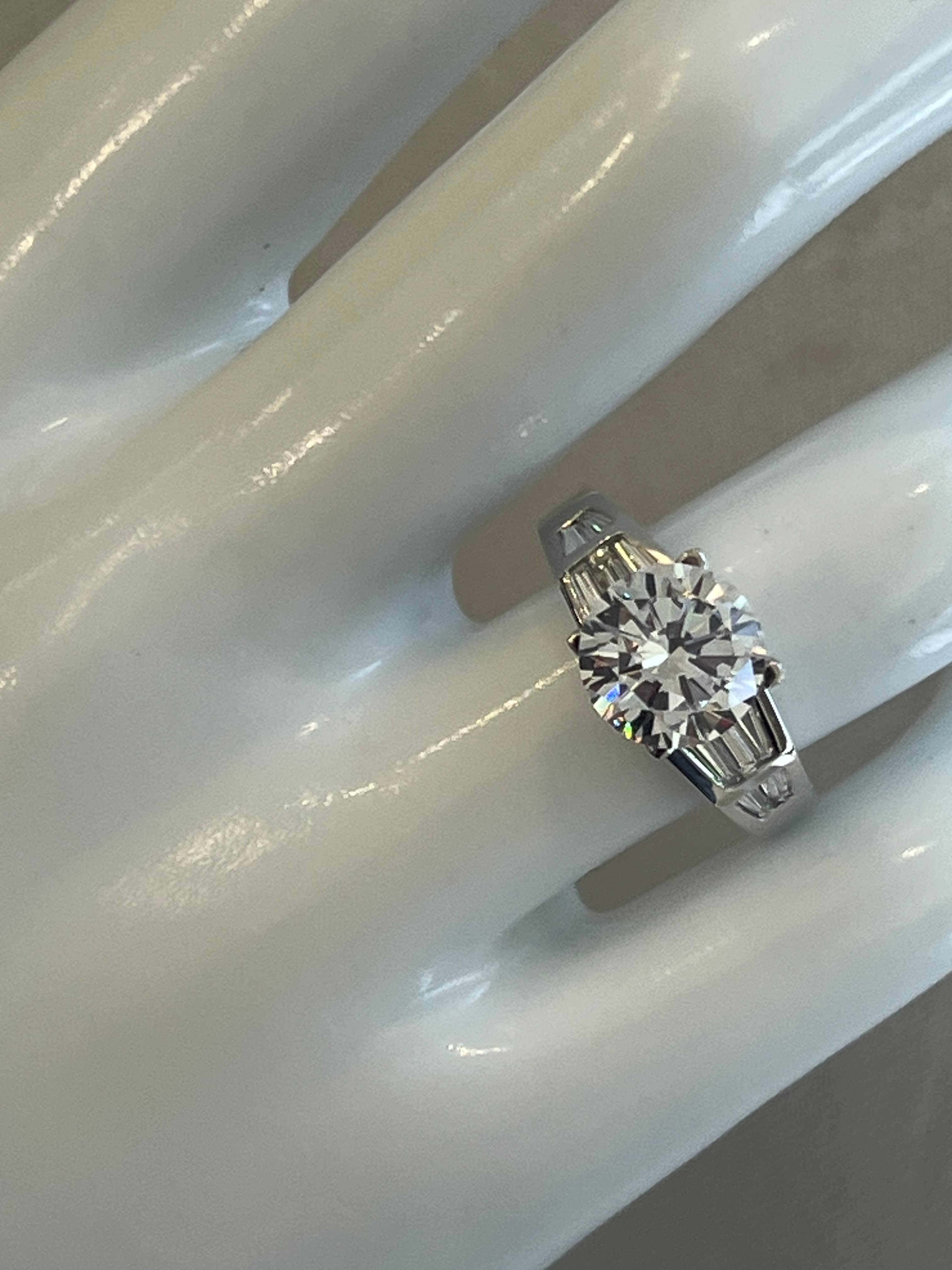 18K White Gold Diamond Mounting Featuring .60ctw Diamonds